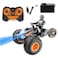 Fitto Stunt RC Tricycle for kids, Dual transform mode, 2.4GHz Rc Stunt Bike, Drift Bike, Remote Control Stunt Motorcycle with Riding Figure, Birthday Gift for Kids Age 6 7 8 9 10 11 12, Black