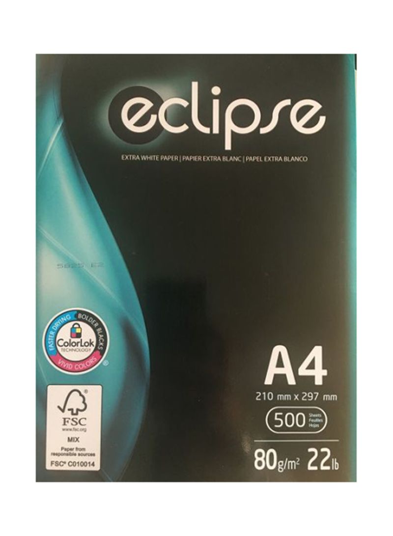 Buy Eclipse - 2-Ream A4 Printing Paper Set White Online | Carrefour UAE