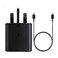 Samsung 3 Pin Travel Adapter With Cable Black