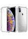 iPhone XS Max Case Clear Soft TPU PC Shock Absorption Airbag Bumper Corner Anti-Fall Flexible Transparent Back Cover 6.5 inch