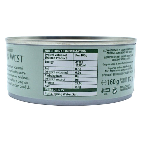 John West Tuna Chunks Water145G  - Canned Fish