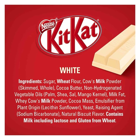 Nestle Kit kat Four Fingers White Chocolate Bar 41.5g