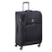 Delsey Soft Trolley Optimax 4 Wheel Trolley Suitcase 80cm Black