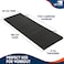 Sky Land Tri-Folding Tumbling, Kneeling Mat, Exercise Mat, 180Cm Long X 60Cm Width X 4Cm Thickness With Carrying Handles For Gymnastics, mma, Stretching, Martial Arts, Core Workouts-Em-9348-B, Black