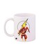 Game Sonic Character Printed Mug White/Green/Pink Standard Size