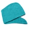 1Chase Terry Hair Towel Wrap, 100% Cotton, Bath Shower Head Towel, Quick Magic Dryer, Fuchsia- Teal