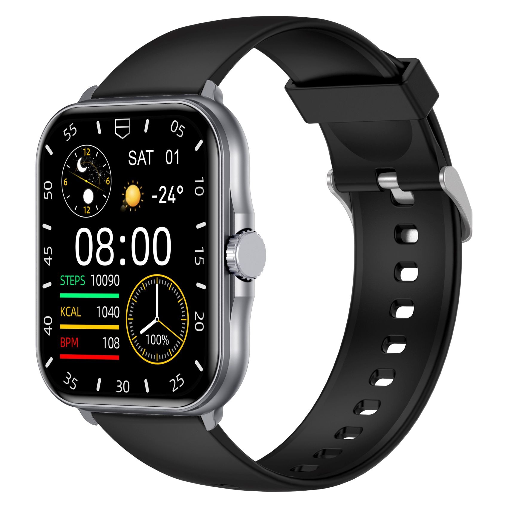 TotuLife Storm V Calling Smartwatch Grey Online Carrefour UAE