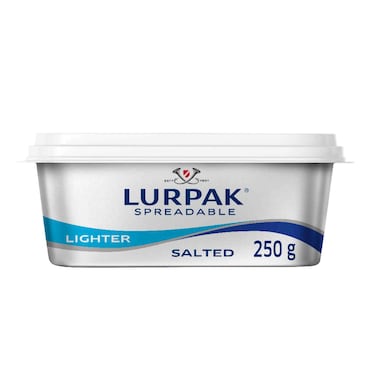 Lurpak Spreadable Salted Light Butter, 250g