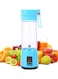 Qihui Portable Mini Juicer Six Blades Hq10 Blue