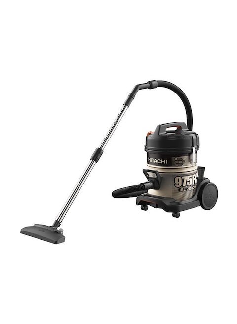 Hitachi Vacuum Cleaner 18L, 2200W, CV-975FC SS220 GB, Gold/Black