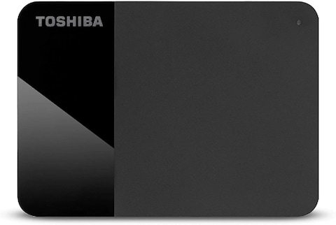 Toshiba 4TB Canvio Ready Portable Hard Drive USB 3.2 Gen1 matte and gloss finish Black - HDTP340EK3CA