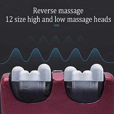 Generic Foot Massager With Heat, Foot Massage Machine Shiatsu, Foot Massage Foot Sole, Electric Foot Massager With Heat, Deep Kneading Shiatsu Foot Massager Machine (Red Wine)