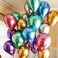 Uaejj 50/Set Multi Color Foil Balloon Party Supplies Banner Paper Garland For Happy Birthday Party Decoration Kids Baby Party Supplies Air Wedding Decoration Metallic Balloons