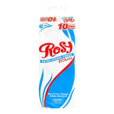 Rosy White Toilet Rolls 10 Pack