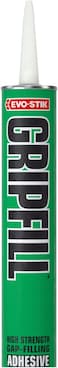 310ml EVO-STIK GRIPFILL Gap Filling Adhesive, Bonds any surface, Colour: Buff.
