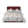 In House Lamar Velvet Bed Frame - Single - 200x120 cm - Burgundy