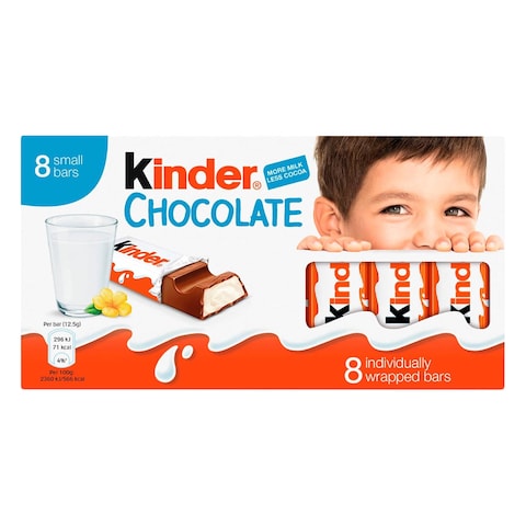 Kinder Chocolate 100G 8 Pieces