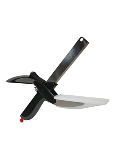 سكين مطبخ ذكي أسود/فضي