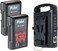 DMK Power 2 x BP-D130S V Mount/V Lock Battery with BP-2CH V Mount V Lock Double Sided Quick Battery Charger and 3 PIN Cable