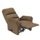 إن هاوس كرسي استرخاء هزاز ودوار منجد بالمخمل - بني فاتح - AB09