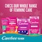 Carefree Cotton Aloe Regular Size Panty Liners White 30 Liners