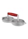 Generic Double Burger Press Hamburger Patties Maker Multicolour 28.5centimeter