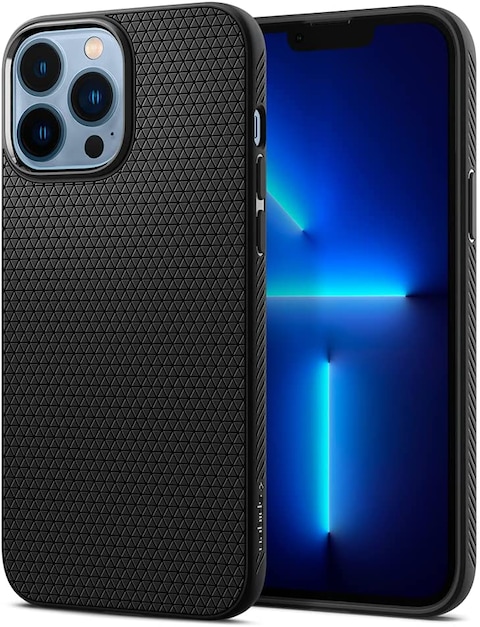 Spigen Liquid Air designed for iPhone 13 Pro MAX case cover - Matte Black