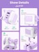 RG 65W USB C Charger 3 Type C Power Adapter Compatible- Purple.