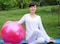 Generic Anti Burst Pink 65Cm Exercise Fitness Aerobic Ball For Gym Yoga Pilates Pregnancy Birthing Swiss