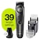 Braun Series 7 Rechargeable Beard And Hair Trimmer With 39 Length Settings With Precision Dial and 7 Attachments BT7350 Black