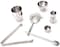 SHALLOW 5PCS/SET COCKTAIL SHAKER STAINLESS STEEL- COMPLETE BAR MIXING SET