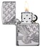 Zippo 49027 167 Patriotic Design High Polish Chrome Windproof Lighter