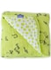 Milk &amp; Moo Frog Printed Blanket Cotton Green/Black 90X110cm