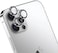 Moxedo Camera Lens Protector, 9H Tempered Glass, Aluminum Alloy Individual Ring Camera Cover Screen Protector Compatible for iPhone 12 Pro 6.7 inch (SILVER)