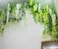 Aiwanto 12pcs Artificial Silk Hanging Flower Wedding Decor,Green