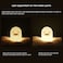 Aokpsrt Silicone Duck Night Light For Kids Rechargeable Nursery Bedside Lamp With Touch Sensor &amp; Timer Setting Breastfeeding