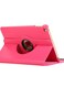 Flip 360 Degree Rotating PU Leather Protective Case Cover For Apple iPad 2019 Mini 5/Mini 4 7.9inch Rose Red