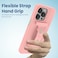 Remson Mag-X Phone Grip Strap with Magnetic Phone Kickstand (Pink/Teal)