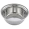 ECVV Stainless Steel Strainer Basket Fruit Vegetable Washing Bowl Metal Sink Strainer Mesh Colander Drain Net Basket ll (28cm)(SILVER)