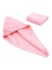 Generic Hair Drying Towel With Button Pink 100G