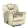 Penhaligon's Velvet Rocking &amp; Rotating Recliner Chair - Light Beige
