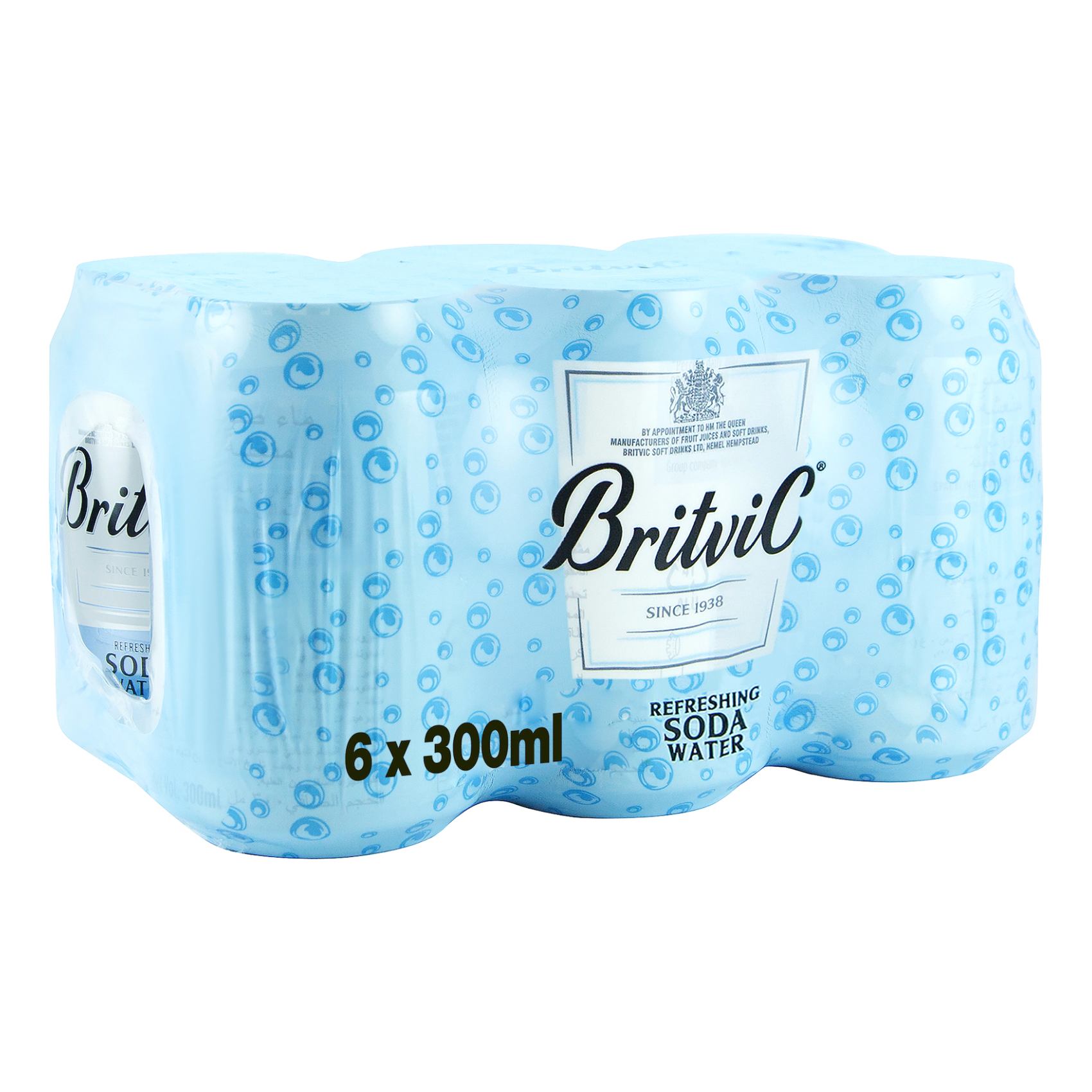 Britvic Refreshing Soda Water 300ml Pack of 6