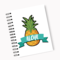 A4  Spiral Notebook Be Brave Hard Cover Notebook with Premium High Quality Paper
