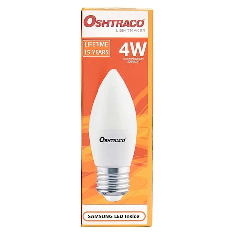 Oshtraco Light Maker Candle LED Bulb 4W E27 with Base