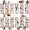 Creammuffin Stickers Party Supplies Kits For Toddlers, Children 3D Puffy Animal Tiger Sticker- Over 180 (Real Animal)