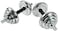 ULTIMAX 20 kg Chrome Dumbbell Set Adjustable Dumbbells set Cast Iron Adjustable Dumbbell Set - Hand Weight Lifting CHROME + Box