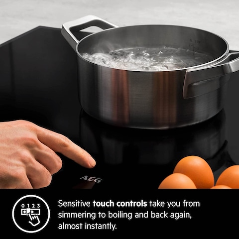 AEG Electric Hob Built-In, 60cm, HK624010FB, Made In Romania (1 Year Warranty)