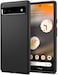 Spigen Liquid Air designed for Google Pixel 6a case cover (2022) - Matte Black