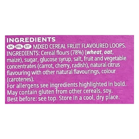 Kelloggs Fruit Loops 375G