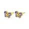 Caflon Fashion Sense Gold Plated Butterfly Tanzanite Earring, 1Pc
